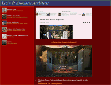 Tablet Screenshot of levinarch.com